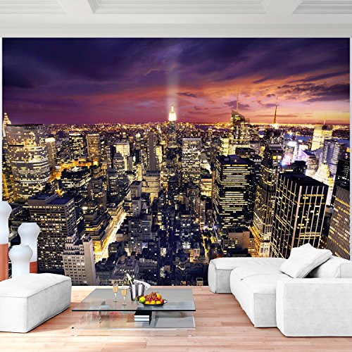 Fototapete New York 352 x 250 cm - Vliestapete - Wandtapete - Vlies Phototapete - Wand - Wandbilder XXL - !!! 100% MADE IN GERMANY !!! Runa Tapete 9005011c