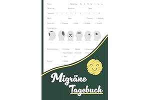 Migräne Tagebuch: Kopfschmerzen verstehen und dokumentieren - zum Ausfüllen und Ankreuzen | Migränetagebuch | 4