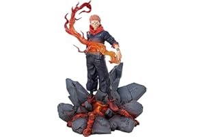 Zhongkaihua JJK Itadori Yuji Ryomen Sukuna figurka Vs Jogo ogień wersja 23 cm Anime PVC statuetka Boże Narodzenie dekoracja domu ornament