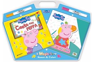 Numeri & colori. Il Magicolore. Peppa Pig. Ediz. a colori. Con 2 pennarelli magici