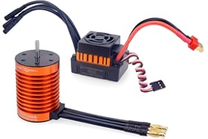 DollaTek impermeabile F540 3300KV motore per auto senza spazzole RC con set ESC 60A per auto RC 1/10