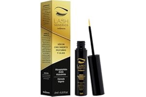 DENIPHARMA LASH GENERICS - Tratamiento Pestañas y Cejas 3 ml - Serum alto crecimiento, densidad y alargamiento en 2 semanas - Con micropéptidos y ácido hialurónico.