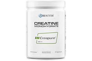 ‎BIOS NUTRITION CREAPURE® Creatin Monohydrat Pulver 500gr - 100% reinstes Kreatin - hochdosiert, vegan & geschmacksneutral - BIOS Nutrition (Made in Germany)