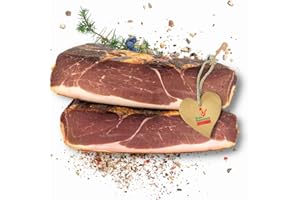 ‎TIROLER BAUERNSTANDL DIE HEIMAT DER TIROLER SCHMANKERL. Tiroler Bauernstandl Schinkenspeck [350g] Speck Schinken am Stück Feinschmecker Trockenfleisch Österreichische Spezialitäten - Schinken Geschenk Speck Wurstpaket Wurst Aufschnitt Schinken Geschenkset