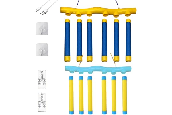 Ungtyb Reflex Trainer, Hand Speed Challenge, Reaction Game, Adjustable Drop, Hand Eye Training Improves Reflexes Fun Skill Test for All Ages, 15.74x2.08x3.74 in