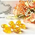 crystalmiracle Excellent Quality Citrine 7 pcs Tumbled Stones "0.5 to 1" crystals Healing Reiki Feng Shui Wellness Positive Energy For Home Office Decor Gift