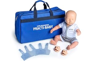 MedX5 BABY Maniquí de reanimación para RCP, Maniquí de formación en primeros auxilios, Maniquí de reanimación para infantes