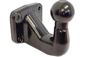 XIMPLIO Heavy Duty Duty 3500 kg / 250 kg / 25 kN Anschraubplatt Flansch Kugelkopf Anhängerkupplung Anhängebock Lochbild 83 mm x 56 mm