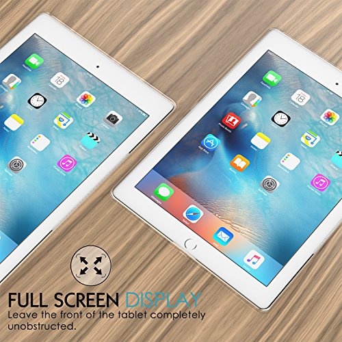 MoKo Hülle für iPad Pro 12.9 – Ultra Slim Flexible iPad Air 3 iPad Pro 12.9 2 TPU Kristall Klar Schale Schutzhülle Crystal Case Cover Durchsichtig für Apple iPad Pro 12.9 Zoll 2015 IOS 9 Tablet, Transparent - 6