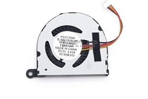 DBTLAP Laptop CPU Lüfter Kompatibel für ASUS Eee PC 1015PEM 1018PE 1015 1015pe Lüfter PC 1015PE 1015PE-BBK603 4-Wires KSB0405HB-BB87 1015PEB KSB0405HB-AF63 5V 0.4A Kühler Lüfter