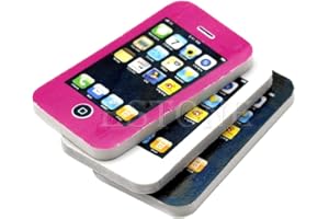U/K PULABO Cute Cellulare, Gomma da cancellare per studenti, idea regalo, 1 pezzo, portatile e utile