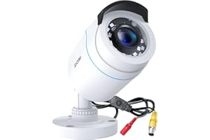 ZOSI 1080P CCTV Cámara de Vigilancia Exterior para DVR Kit de Videovigilancia, Cámara Analógica 4 en 1 con Modos TVI/CVI/AHD/CVBS