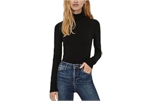 VERO MODA Damen Vmglory Ls Rollneck Blouse Noos Pullover