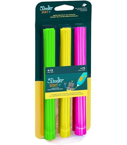 3Doodler Pro Plus Pen Set All Plugs Stylo 3D 2,2 mm Noir