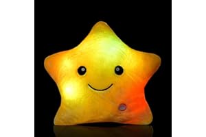 TLYYUKP Sensory Toys for Autism,Sensory Lights for Autism,Autism Toys,Light Up Plush Toys for 1 2 3 4 Year Old Girls Boys,Sleep Aid Adhd Toys,Birthday Xmas Gifts for Toddlers Kids Age 5 6 7 8 9 Blue (Yellow)