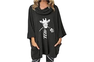 MICKURY Pullover & Strickjacken FüR Damen Plus Size Tops FüR Frauen Trendige Vintage Print Kurzarm Tops Hemden Lockere FledermausäRmel Rundhalsausschnitt Flowey Blusen T Shirts