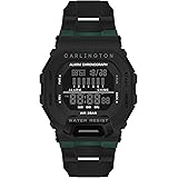Carlington Digital Sports Watch, Dual Time, Alarm, Calendar, Stopwatch, Water-Resistant, Shock-Resistant, Back Light Display. The Perfect Watch for Men - CT 2106: 