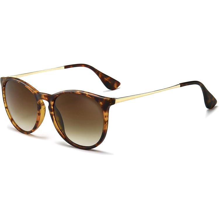 Lunettes De Soleil Vintage Femme Carfia - Verres Polarisés UV400 Catégorie 3 - Monture Acétate Italien