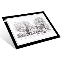 A4 Tracing Light Box - LitEnergy 9x12 Zoll Light Pad Ultra-dünne nur 5mm USB Power Licht Tisch für Künstler, Zeichnung…