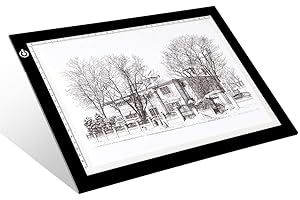 LITENERGY Boîte à lumière de traçage A4 9x12 Pouces en Alliage Ultra Mince Seulement 5mm USB Power Light Table pour Artistes, Dessins, esquisses, Animation