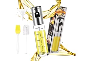 AQOS Pulverizador aceite Spray - Aceitera Spray Pulverizador - Spray Aceite Cocina - Aceiteras Para Cocina - Difusor Aceite Cocina - Dispensador Aceite Spray - Dosificador Aceite Spray - 100 ML