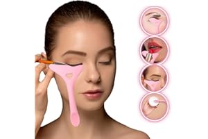 UNIE® Eyeliner Stencils, Winged Eyeliner Tool, Mascara Shield, Multifunctional Silicone Eyeshadow Applicators, Perfect for Beginners in Makeup