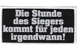‎HEIDENKLAMOTTEN Die Stunde des Siegers Aufnäher/Patch zum annähen, aufnähen | passend für Böhse Onkelz Musik-Fanbekleidung