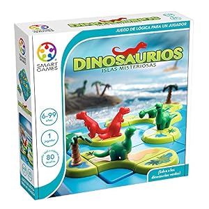 Smart Games – Dinosaurios: Islas Misteriosas | Juegos Educativos 6 Años O Más | Rompecabezas Niños Y Rompecabezas Adultos | Regalo Niño 6 Años Para 1 Jugador