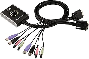 Aten CS682 USB 2.0-DVI-KVM-Switch mit 2 Ports