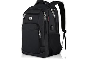 FANDARE Mochila Antirrobo Impermeable Mochila para Portátil de hasta 15.6 Multiusos Mochilas Escolares con Puerto de Carga USB para Diario Negocio Trabajo Unisexo Viaje Bolsas Escolares