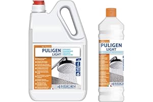 DETER CENTER Puligen detergente disincrostante anticalcare ravvivante metalli - Confezione : 12 flaconi da lt.1