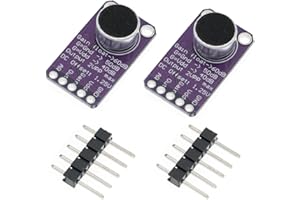 Hailege 2pcs MAX9814 Mikrofonverstärker AMP Modul AGC Verstärker Board Auto Gain Control VGA Low Noise Mikrofon Bias