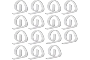 CRLLDPM 15 Piezas Pinzas para Manteles, Sujeta Manteles de Mesa, Clip de Plástico Transparente para Mantel, Pinza de Mantel de Plástico Clip de Fijación, Sujeta Manteles de Mesa Exterior, Para Cocina y Sala