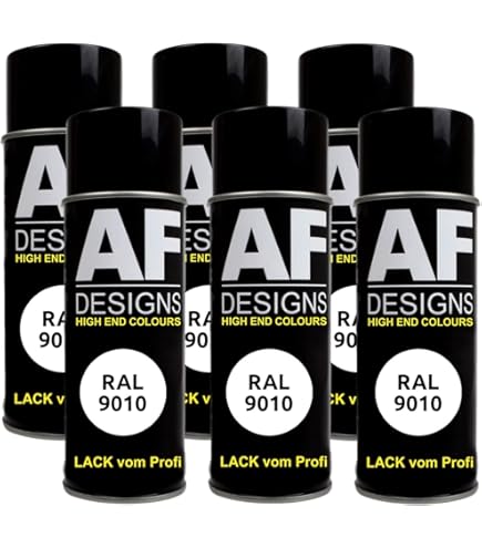 Deco Color Lackspray Glänzend Weiß – 12er Sparpack Je 400 Ml