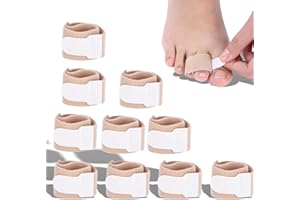 PONGNAS Prosty palec u nogi, 10 sztuk orteza palucha koślawego Separator kciuka Wspornik palca Wspornik narządu Cebula, wygładzający tłuszcz wsparcie Toe Valgus ulga w bólu