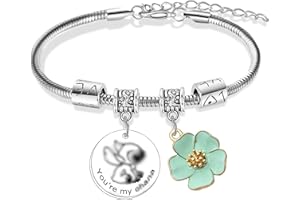 Nfyxcaz St**ch Bracelet Gifts for Girls Cartoon St**ch Bracelet Oh**a Bracelet for Women You Are My Oh**a Bracelet for Family Member Best Friend Gift