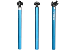 BSSOK Wake Bike Reggisella in lega di alluminio 27,2 mm 30,9 mm 31,6 mm reggisella 400 mm per mountain bike bici da strada BMX