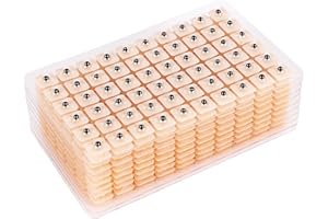 JIUXUERIM 600 Count Acupuncture Ear Seeds Ear Press Seeds Disposable Vaccaria Ear Seeds Multi-Condition Acupressure Kit Ear Beads (10 Sheets)