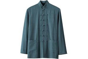 GENERIC Chino Artes Marciales Chaqueta Camisa De Lino Hombre Verano Tradicional Uniforme Ropa Exterior Para Kung Fu Tai Chi Wushu Mujeres Traje Estilo Tango Manga