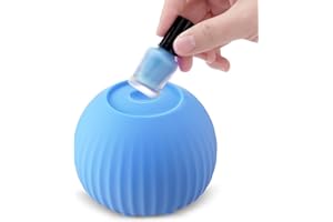 FOUR E'S SCIENTIFIC Vortex Mixer, Blue Mini Vortex Mixer, Colour Shaker, 5000 rpm, Colour Mixer, Laboratory Mixing Vortex with 100 Mixing Balls for Nail Polish, Eyelash Gel, Ink