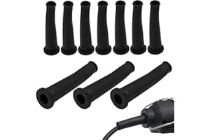 SAGASAVE Gummi Kabelmuffe für Winkelschleifer, 70 * 8mm Drahtschutz Schnur Boot Protektor Schwarz, Elektrowerkzeuge Zubehör Universal (10er Pack)