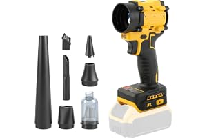 Trådlös dammsugare för Dewalt 18/20 V, 2-i-1 handhållen dammsugare borstlös lövblås 8 5 000 varv/min med justerbar hastighet