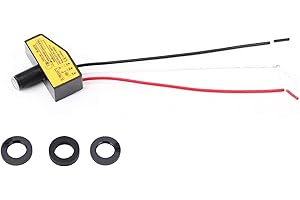 Haofy 12V 24V 36V 48V Photocell Light Switch, Dusk to Till Dawn Sensor Photoelectric Switch, Auto ON/OFF Night Light Sensor Lighting Control For Indoor Outdoor Lighting Fixtures Control