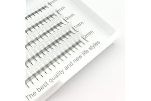 EMEDA Extensiones de pestañas en 4D Volumen del racimo ruso Pestañas individuales Volumen profesional C Extensiones de pestañas de rizo para la belleza (VLash-0004)