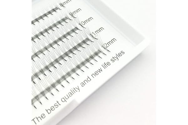Volume 4D Cils Extensions Cluster Russe Cils Individuels Volume Professionnel C Curl Lash Extensions pour la Beauté (VLash-0004)