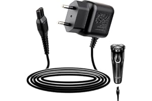 PAICREATE Cargador de 15 V HQ8505 para Recortadora Afeitadora Compatible con Afeitadoras Philips y Norelco HQ8505 7000, 5000 Mg, 5750 Mg, 7790 Mg, 7770 Mg, 7720 BG5020 5,4 W Cargador Para Recortadora De Barba