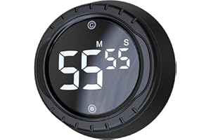 ‎BALDR BALDR Digitaler Countdown-Timer mit großer LED-Anzeige. Magnetischer Küchen-Timer, ideal für das Klassenzimmer, Zahnbürste, Training, Badezimmer, Ofen, Backen, Meeting.