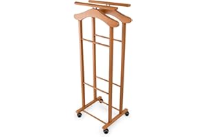 Arredamenti Italia 104 Clever Valet de Nuit Bois Merisier 44 x 35 x 107 cm