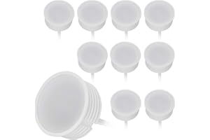 HCFEI 10x Module LED 5W Ultra Plat ø50x22 mm pour Spot de Plafond & Encastrable, Blanc Chaud 3000K, 425lm, 230V, Remplace Lampe GU10 MR16
