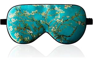 LaCourse 100% Maulbeerseide Schlafmaske mit Reisetasche. Beide Seiten Echte 19 Momme Seide, Verstellbare Augenmaske für Fraue